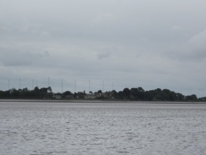 Bowness-on-Solway seen from the far side of the Firth